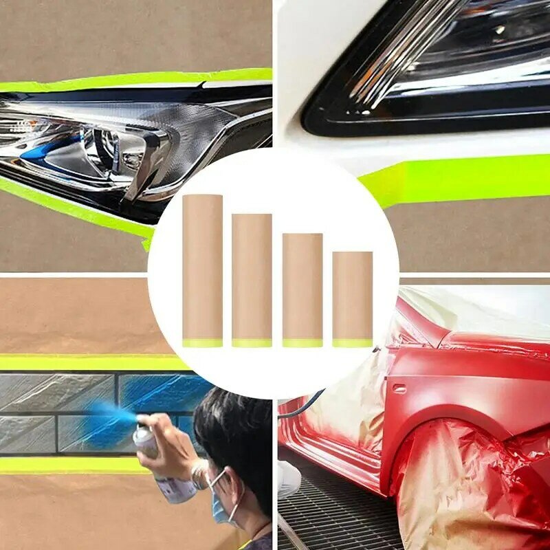 Paint Protection Paper Dust Proof Baking Room Paint Spraying Protection Paper Car Protection Covering Paper Auto Accessories