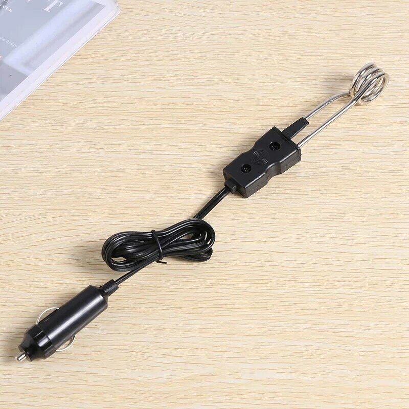 4X Auto Immersion Heater Kettle Travel Immersion Heaters Mobile Immersion Heaters Camping Outdoor Black