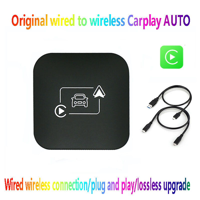 Carmitek auto originale di vendita calda cablata a wireless Carplay box dual channel Android auto AI box