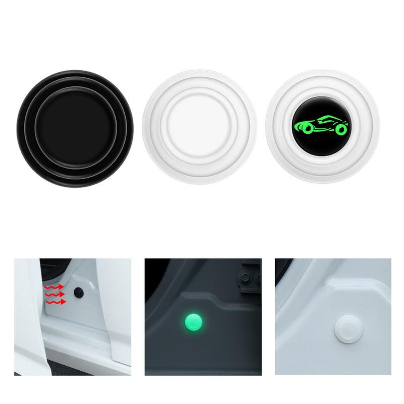 Confezione da 2-30 accessori per guarnizioni anticollisione per portiera dell'auto ispessimento Pad in Silicone nero