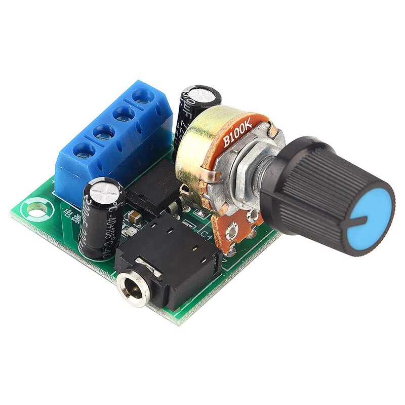 Papan Amplifier Mini Super LM386, 3 V-12 V, Speaker 0.5 w-10 W konsumsi daya kebisingan rendah, untuk sistem Audio Speaker DIY