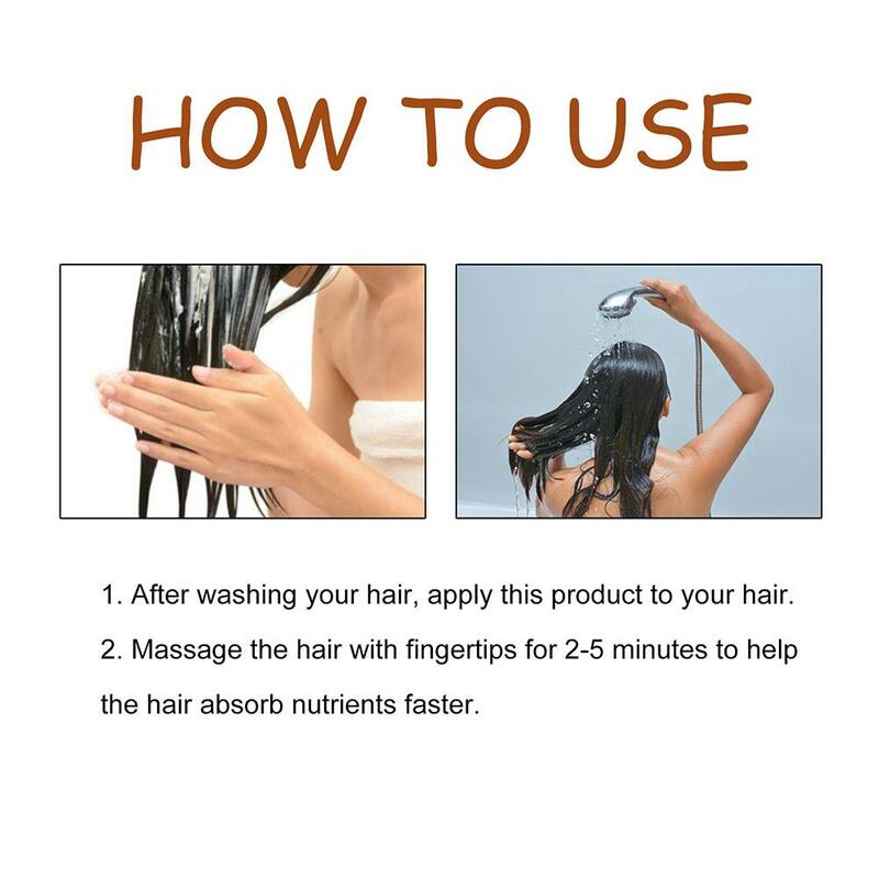 Traitement magique des cheveux en 5 secondes, réparation des cheveux crépus et brillants, lissage, revitalisant lisse, soin doux, hydrater les cheveux abîmés, H Z9b3