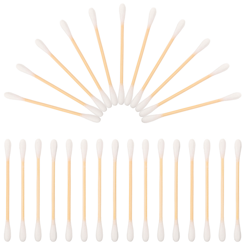 200Pcs Double Tipped Cotton Swabs Applicator Multipurpose Cotton Buds Swab for Beauty Makeup Cleaning Remover