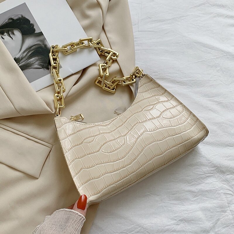 여성용 그레인 패턴 지퍼 핸드백, 패션 질감, 엠보싱 숄더백, 심플하고 작은 사각형 가방