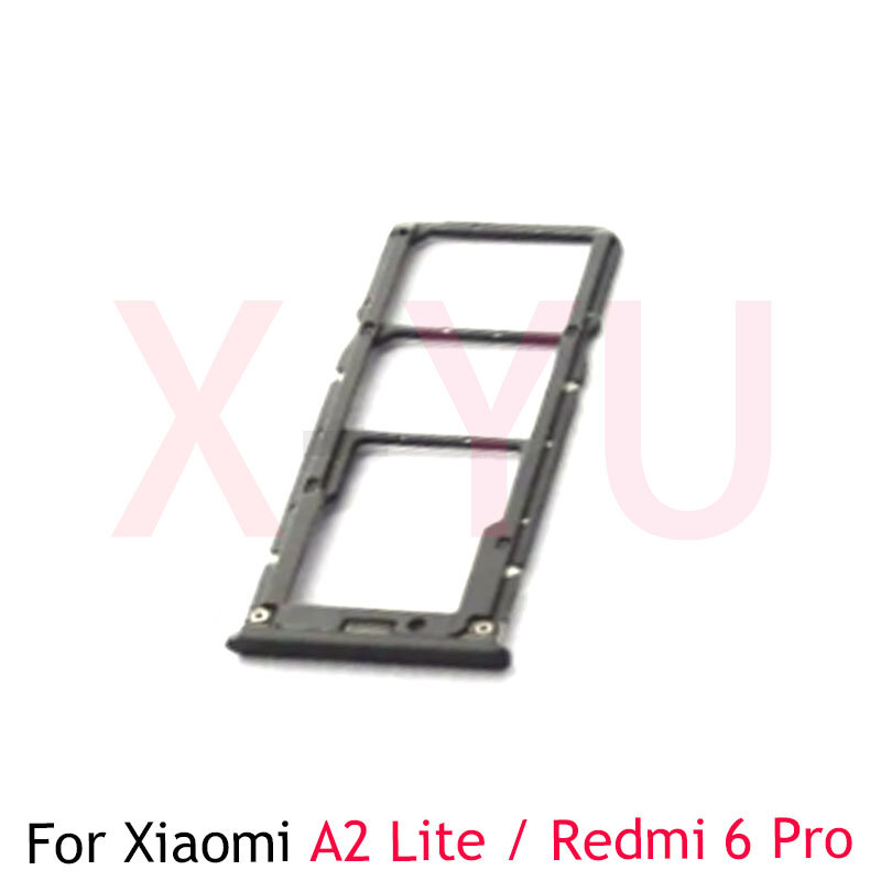 استبدال محول فتحة ل siaomi ، حامل صينية بطاقة SIM ، قطع غيار ، Redmi 6 Pro ، Mi A2 Lite