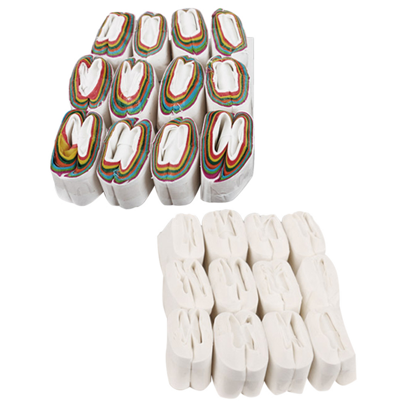 Bobines de bouche colorées en papier pour vomi, accessoires de gimmick, 24 pièces