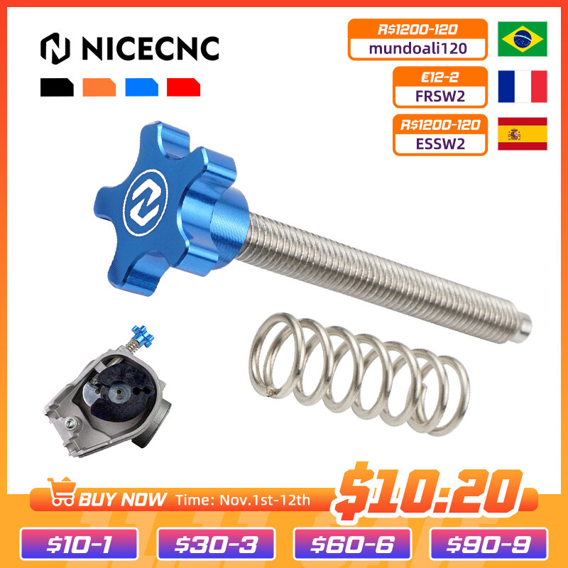 NiceCNC Idle Speed Adjuster Schraube Für Husqvarna TEi 250 300 2018-2022 TE150i 2020-2022 Für KTM 250 300 EXC TPi/XCW TPi 150XCW TP