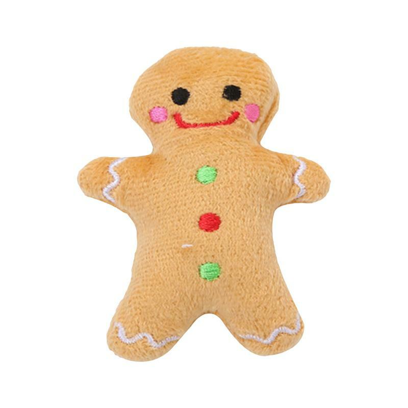 Gingerbread Man Stuffed Plush Brinquedos, bonecas de Natal para quarto, sala, sofá, sofá, carro, presente festivo