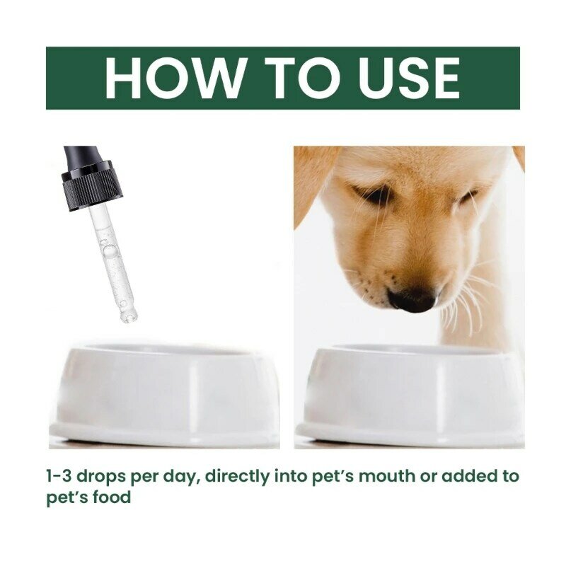 Gocce per la salute delle articolazioni dell'animale domestico da 30 ml Soluzione per la cura delle articolazioni naturali per i