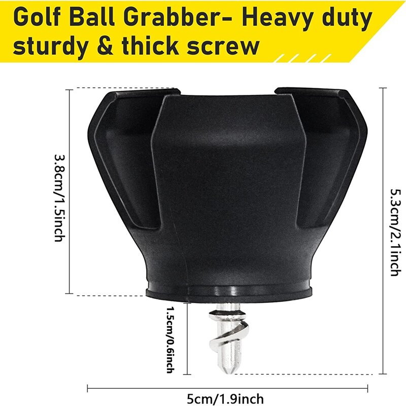 ELOS-4Pcs Mini Golf Ball Retriever กอล์ฟ Picker เครื่องมืออุปกรณ์กอล์ฟ Golf Ball Pick Up การฝึกอบรมเอดส์ Grip