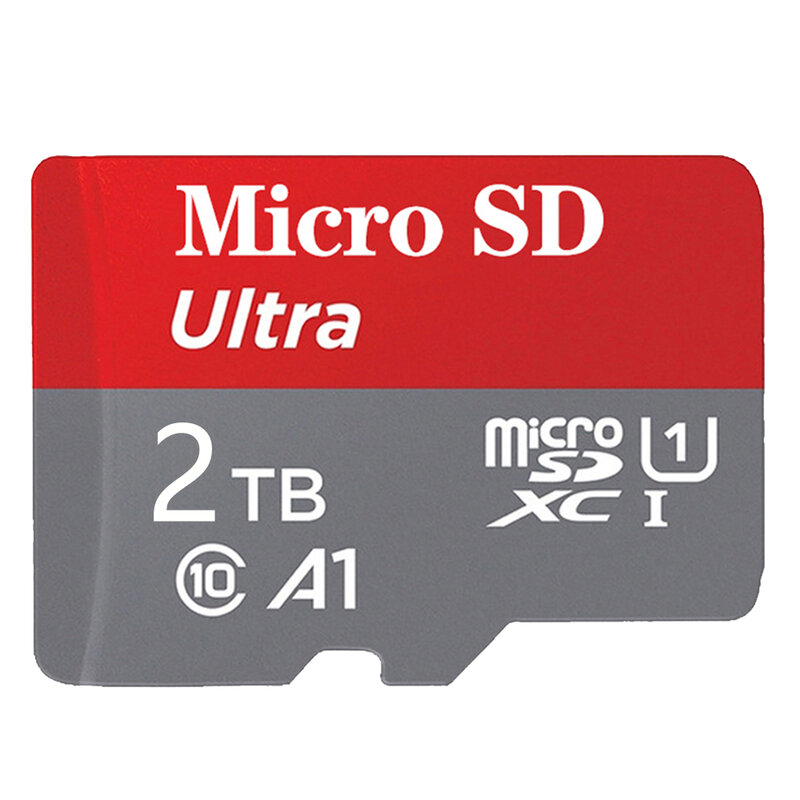 Carte mémoire Micro SD/TF, haute vitesse, 2 To, 100% capacité réelle, 1 To, pour téléphone, ordinateur, appareil photo, livraison gratuite