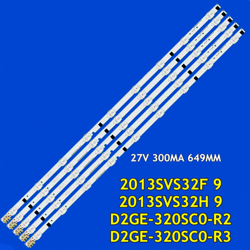 Led Backlight Strip D2GE-320SC0-R2, D2GE-320SC0-R3 2013svs32f 9 2013svs 32H 9 BN96-25299A BN96-25300A BN96-26508A 27v300ma 649Mm