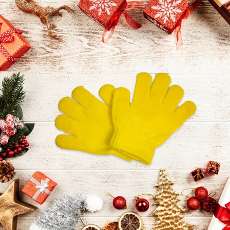 Детские зимние перчатки унисекс для активного отдыха тонкие плетеные товары для дома