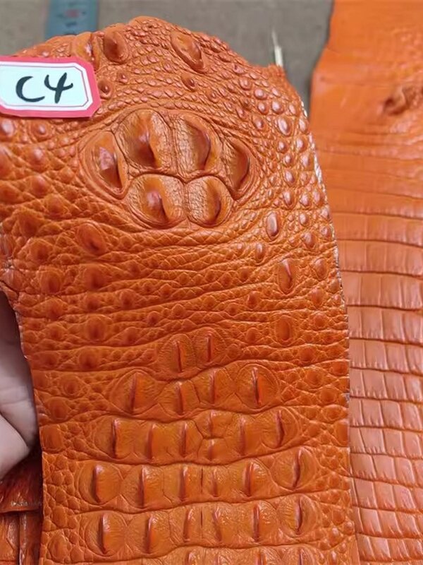Real Crocodile Skin DIY Accessories Material For Card Holder Bag Leathercraft Genuine Leather Piece Fabric