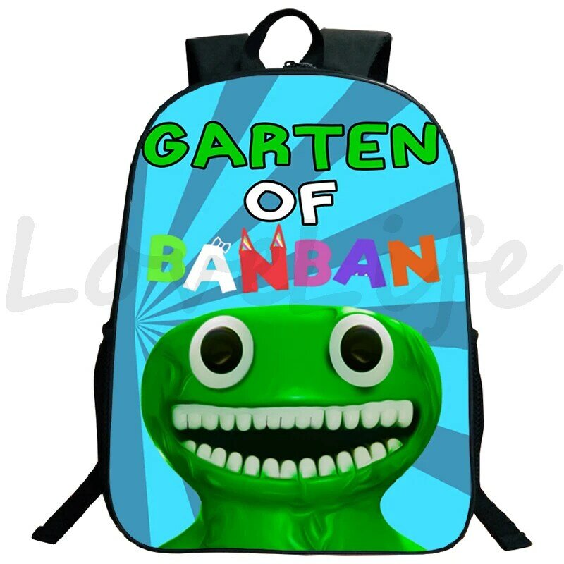 Jogo impermeável Garten de mochila Banban, Mochila para meninos e meninas, Mochila dos desenhos animados para estudantes, Mochila escolar de grande capacidade