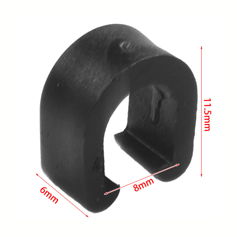 Plastic Bicycle Buckle Bicycle Buckle Bicycle Brake Gear Cable C-Clips Buckle Housing Hose Tube High-quality Durable