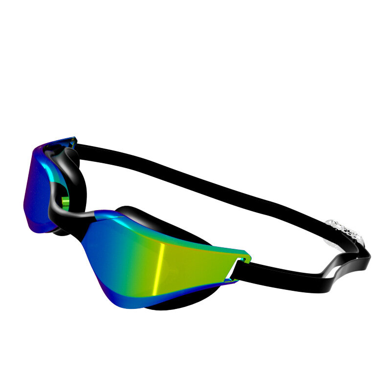แว่นตาว่ายน้ำ HD กันน้ำกันหมอกแว่นตาสำหรับผู้ใหญ่แว่นตาแข่งว่ายน้ำแว่นตา Comfort มืออาชีพชุบ