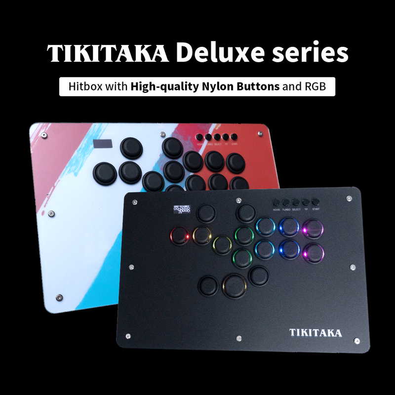 TIKITAKA Hitbox 디럭스 시리즈 격투 게임 조이스틱 컨트롤러, 아케이드 격투 스틱, PS4, PS3, PC, 스위치용