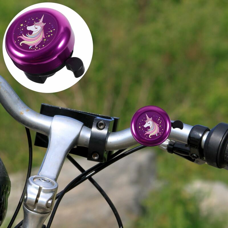 Campanello per manubrio per bicicletta campanello per bambini campanello per cartoni animati allarme di avvertimento suono chiaro campanello per bici per bambini accessori per ciclismo di sicurezza