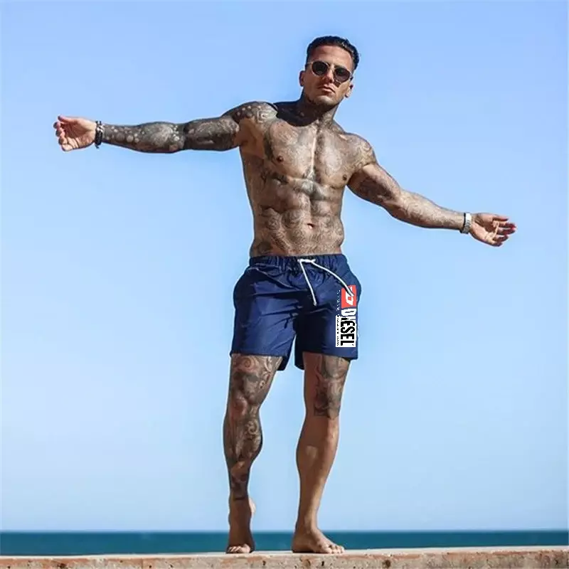 Bermuda Men's Beach Shorts Sexy colorful Swimsuit Beach Surfboard Swimming Shorts Quick Dry Casual Sweatpants Summer 2023 S-3XL