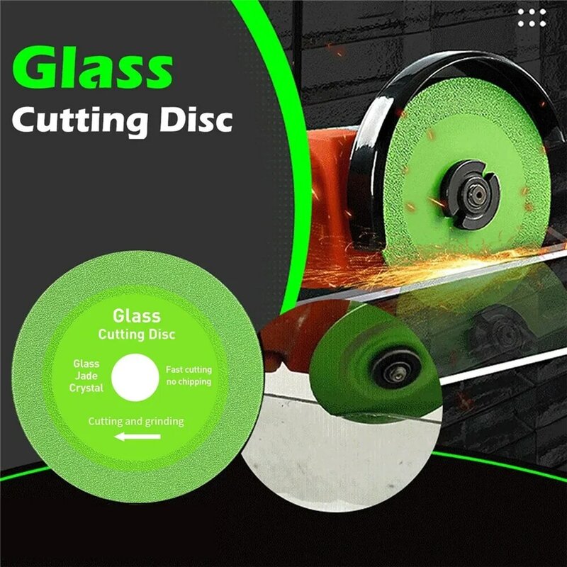 1Pcs Glass Cutting Disc 100/115/125*22.23mm Ultra-thin Saw Blade Diamond Jade Wine Bottle Ceramic Polish Angle Grinder Machine