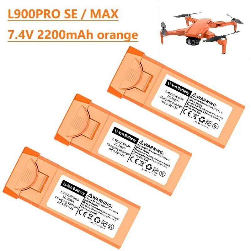 Original Battery For L900 Pro Se Battery 7.4V 2200mAh L900 Se Max L900 Prose/Semax Spare Rc Drone Quadcopter Accessories Parts