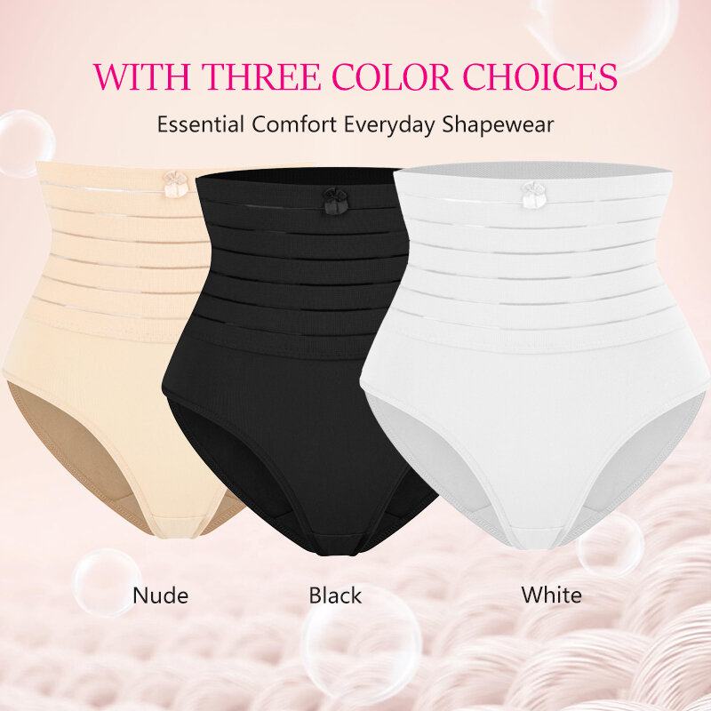 High Waist Trainer Control Panties Shapewear For Women Abdomen Slimmer Sexy Thong Shaper Seamless Butt Lifter Lingerie Underwear