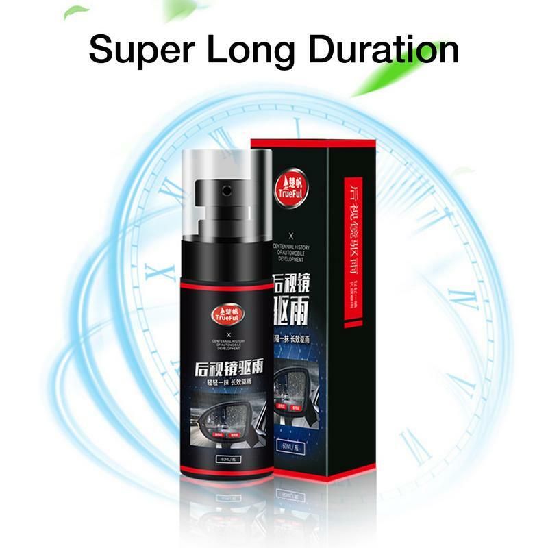 Spray antipioggia per auto Spray antipioggia per vetri auto detergente per vetri da 60ml con antipioggia detergente Spray per parabrezza e occhiali