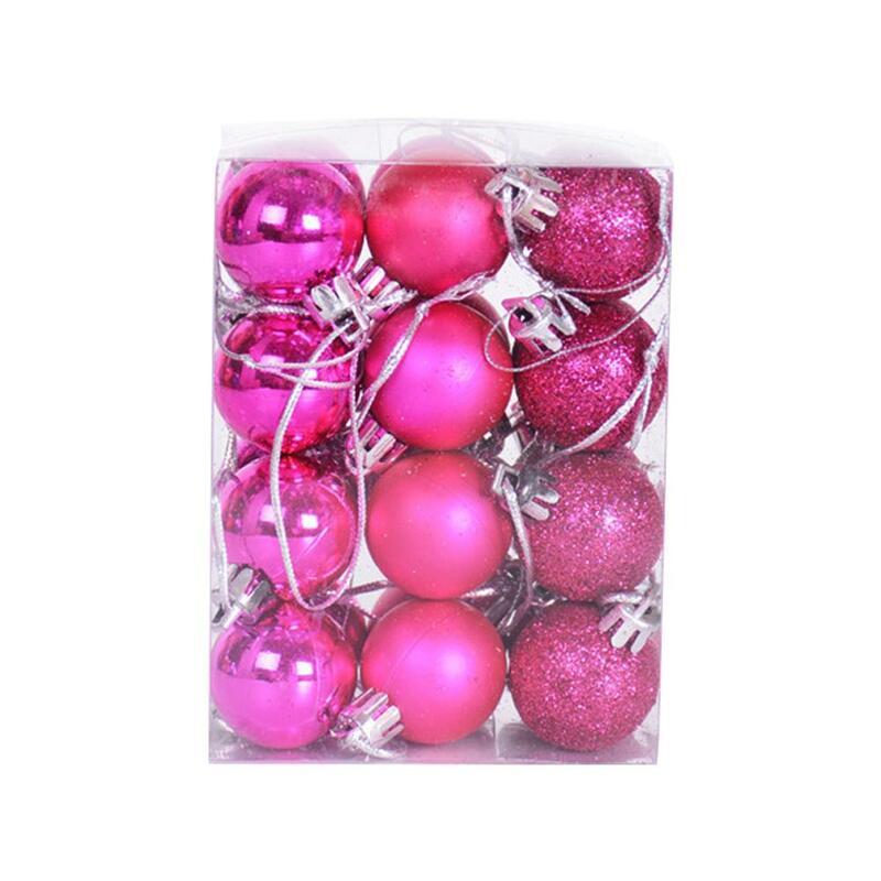 Christmas Tree Ornaments Electroplating Color Hanging Ball Decorations Blue Christmas Ball Plastic Gift Ball For Xmas Holid Y3V8