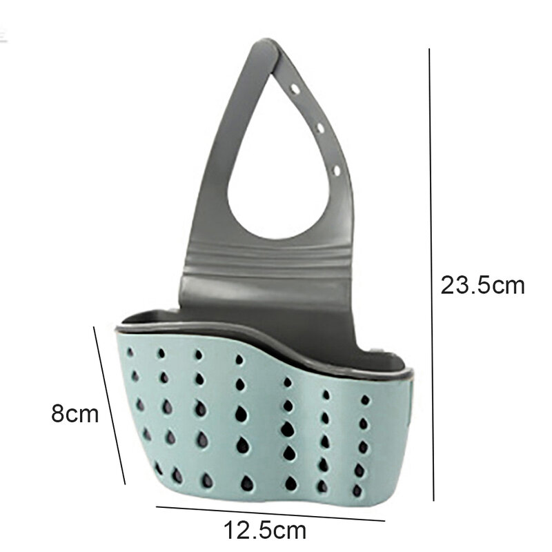 Ajustável pendurado dreno cesta para pia de cozinha, saboneteira, prateleira de esponja, armazenamento doméstico, saco, acessórios de cozinha