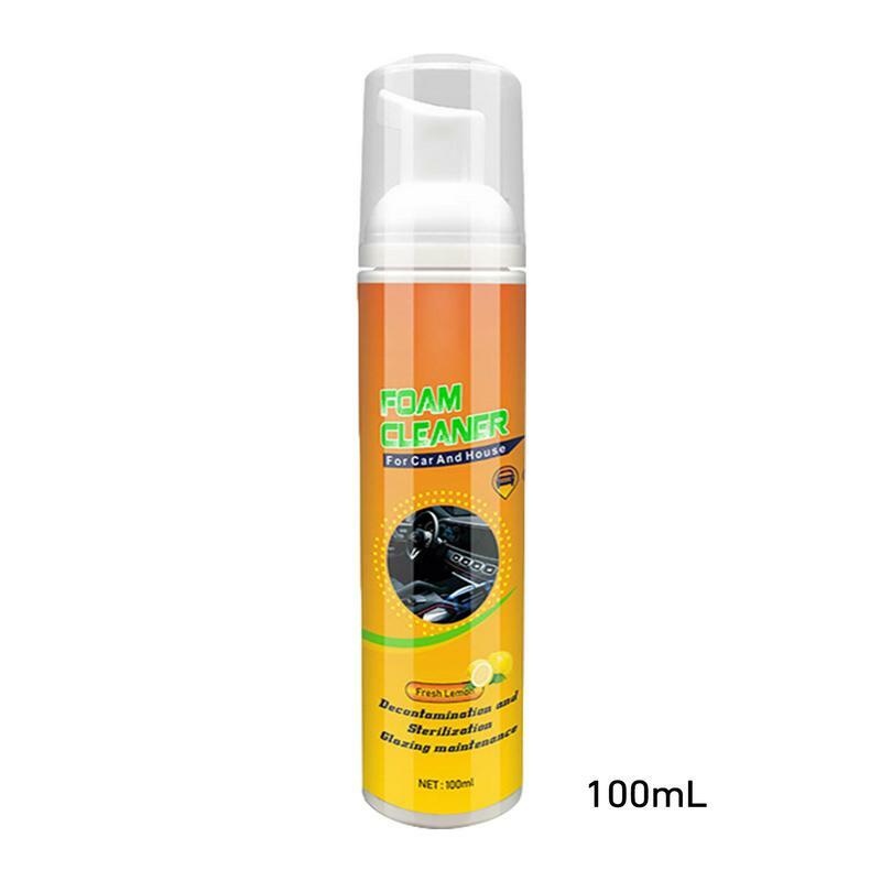 Car Interior Cleaner Anti-UV Multi-Use Foam Spray For Car Seat Car Wash Equipment For Metal Gelcoat Fabrics Leather Rubber Glass