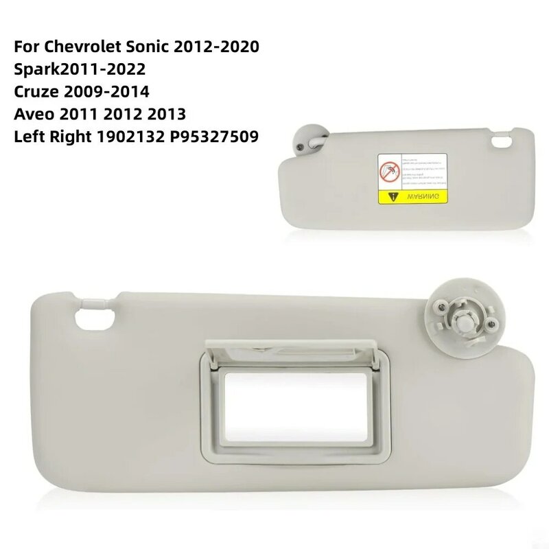 Car Sun Visor For Chevrolet Sonic 2012-2020 Spark 2011-2022 Cruze 2009-2014 Aveo 2011 2012 2013 Accessories 1902132 P95327509