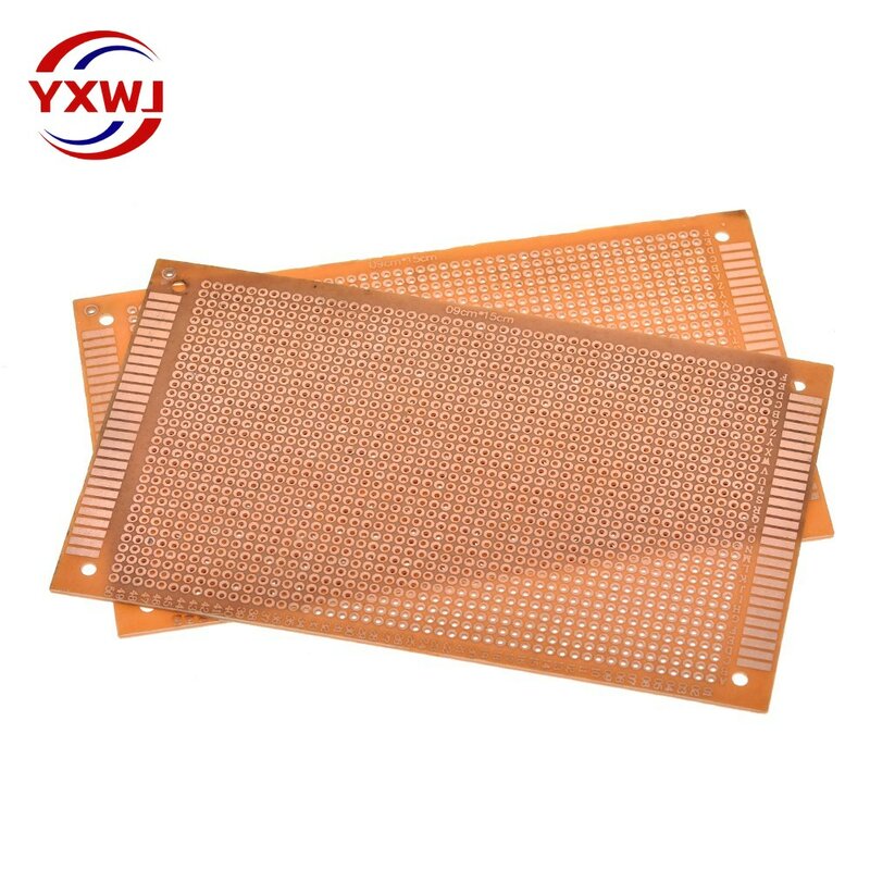 9x15 9*15cm Single Side Prototype PCB Universal Board Experimental Bakelite Copper Plate Circuirt Board yellow
