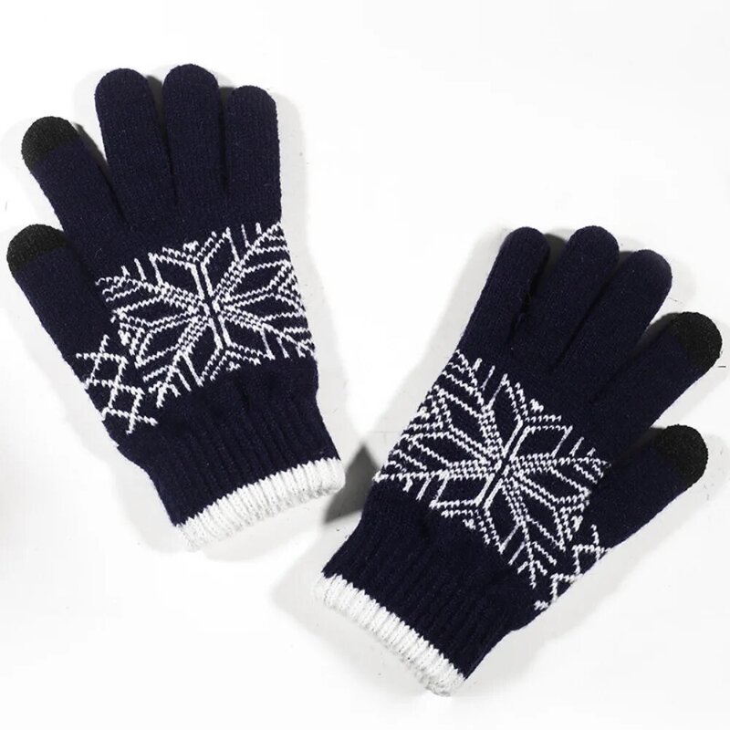Guanti Touch Screen a prova di freddo guanti da sci da ciclismo guanti caldi addensati antivento scaldamani da neve moda autunno inverno