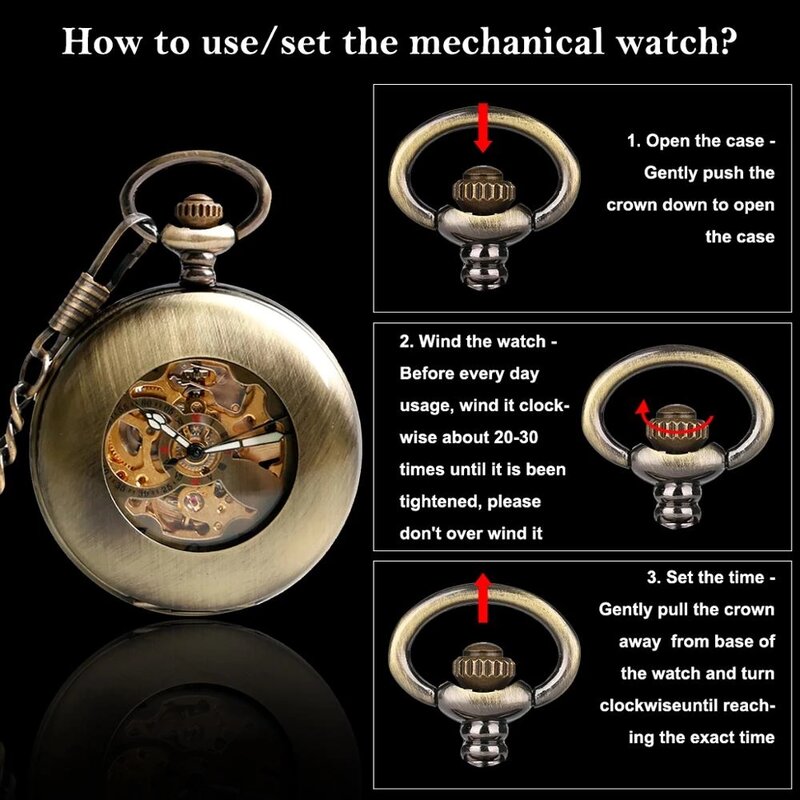 Relojes de bolsillo con esfera de números romanos azules, reloj de bolsillo mecánico plateado bobinado a mano, cubierta transparente redonda, colgante, regalo