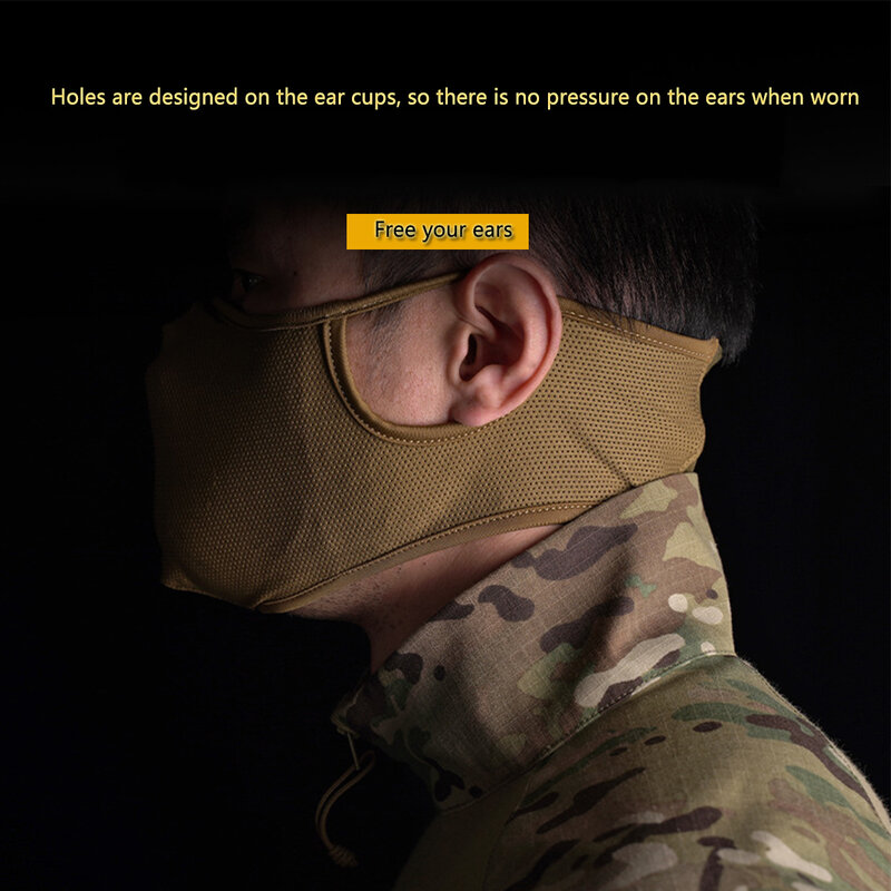 Airsoft Paintball Mask, Dustproof And Windproof Silicone Mask, Tactical Multifunctional Cycling Half Face Breathable Face Mask