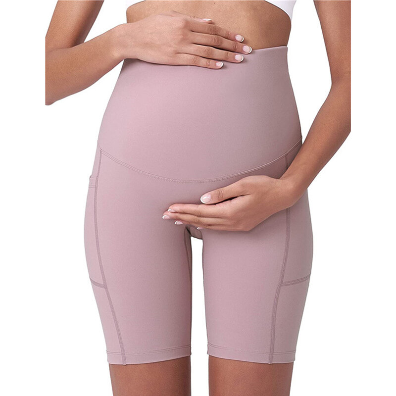 กางเกงรัดรูปเอวสูงเลกกิ้งสำหรับคนท้องสำหรับหญิงตั้งครรภ์กางเกงรัดรูปกระชับรูปร่างหลังคลอด