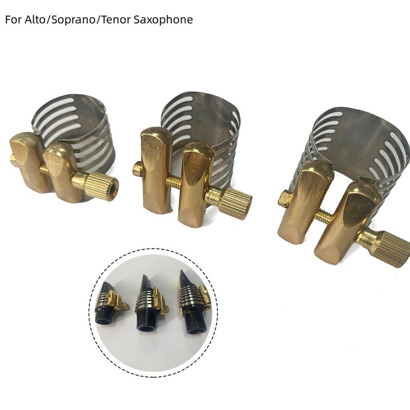 Portable Mouthpiece Clip Saxophone Fastener Accessories Durable Easy To Install Fastener For Soprano Metal Clip