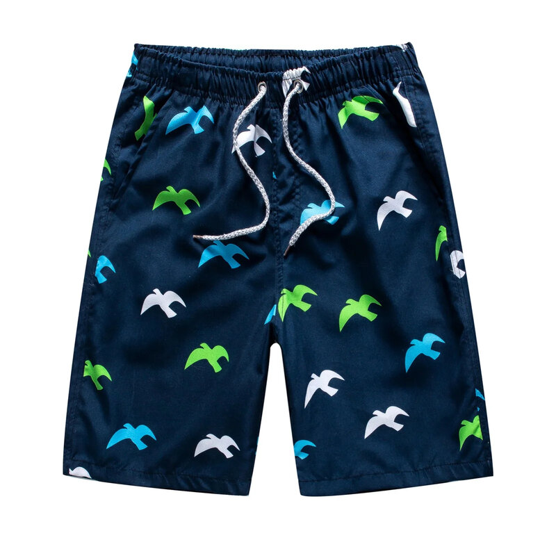 Pantalones cortos de playa con estampado 3D para hombre y mujer, Shorts de tabla de surf, pantalones de baño hawaianos, Verano