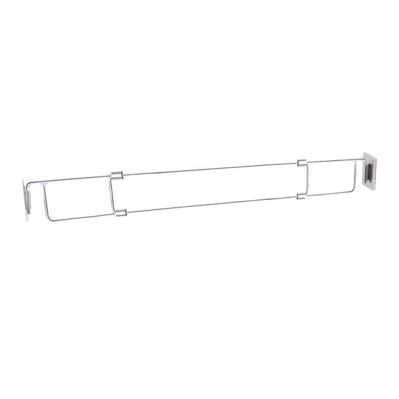 Adjustable RV Shower Corner Shelf Storage Bar For Inside Hanging Securing Toiletries Camper Trailer Corner Shower Shelf Rod D0C3