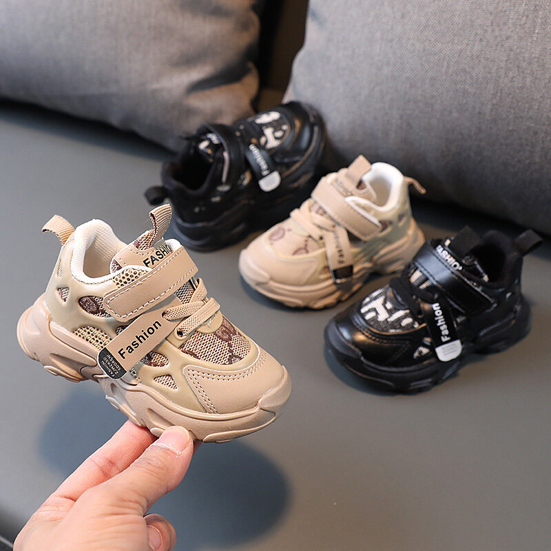 Chaussures de Course Légères et Décontractées pour Bébé et Enfant, Montantes, à Semelle Souple, Deux Couleurs, Nouvelle Collection 2022