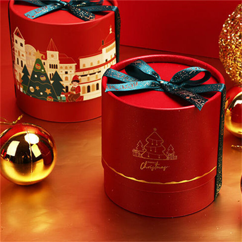 Kemasan perhiasan kertas kotak penyimpanan permen cokelat casing hadiah pernikahan dekorasi Paskah Natal malam apel ember baru 2024