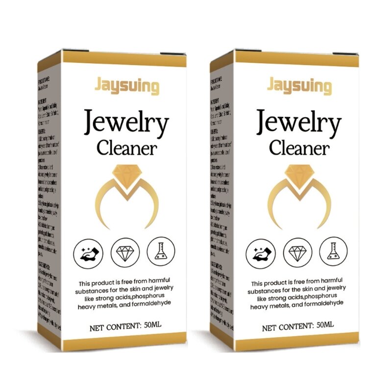 50 concentraat sieradenreiniger anti-aanslag snelle sieradenreiniging voor horloge diamant goud zilveren sieraden