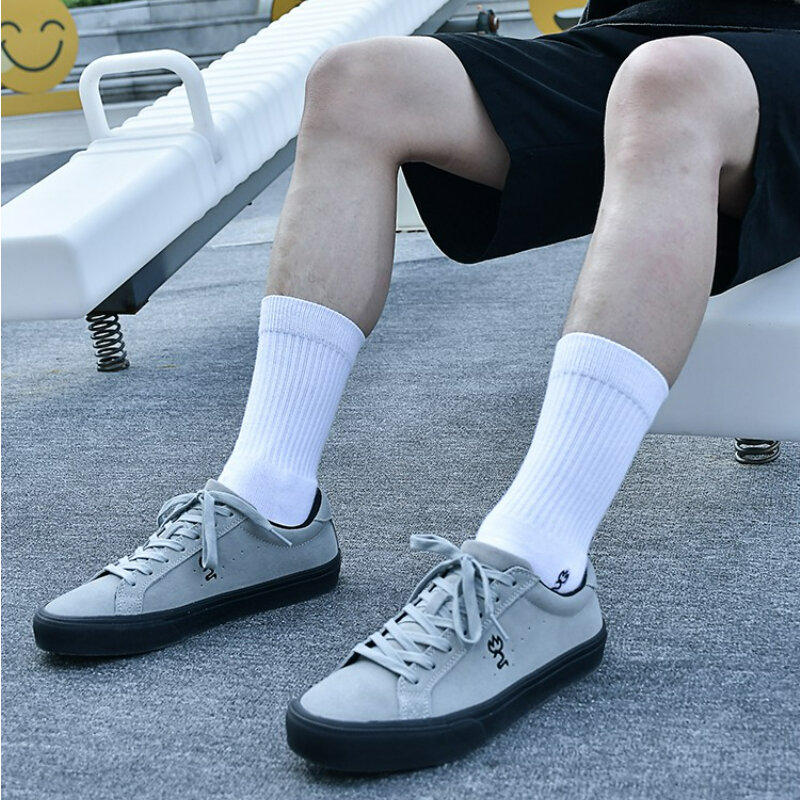 Joiints สีเทารองเท้าสบายๆ Vulcanized รองเท้าสเก็ตผู้ชาย Unisex กีฬา Non-Slip รองเท้าหนังแท้สำหรับเดิน Breathable
