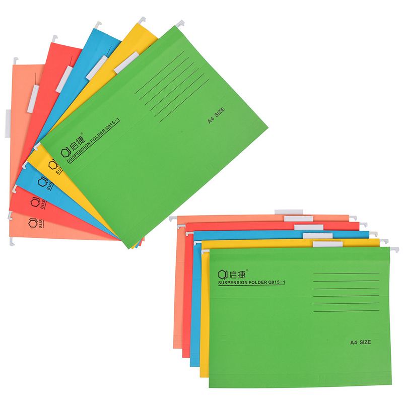 Dossier portable pour dossiers de reçus, support de factures, travail rapide, face, dossiers de fichiers, taille appropriée, cadre en papier, 10 pièces