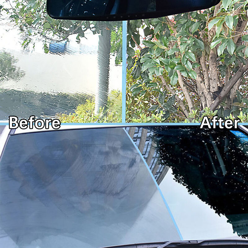 AIVC Car Glass Film Remover Windshield Cleaner Glass Film Coating Glass Oil Paste Film Emoval Cream Clean Stains Auto Detailing