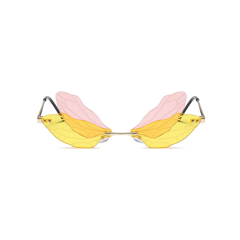 Dames Nieuwe Persoonlijkheid Leuke Gepolariseerde Zonnebril Mode Klassieke Gradiënt Zonnebril Geschikt Voor Grappige Prom Outdoor-Activiteiten
