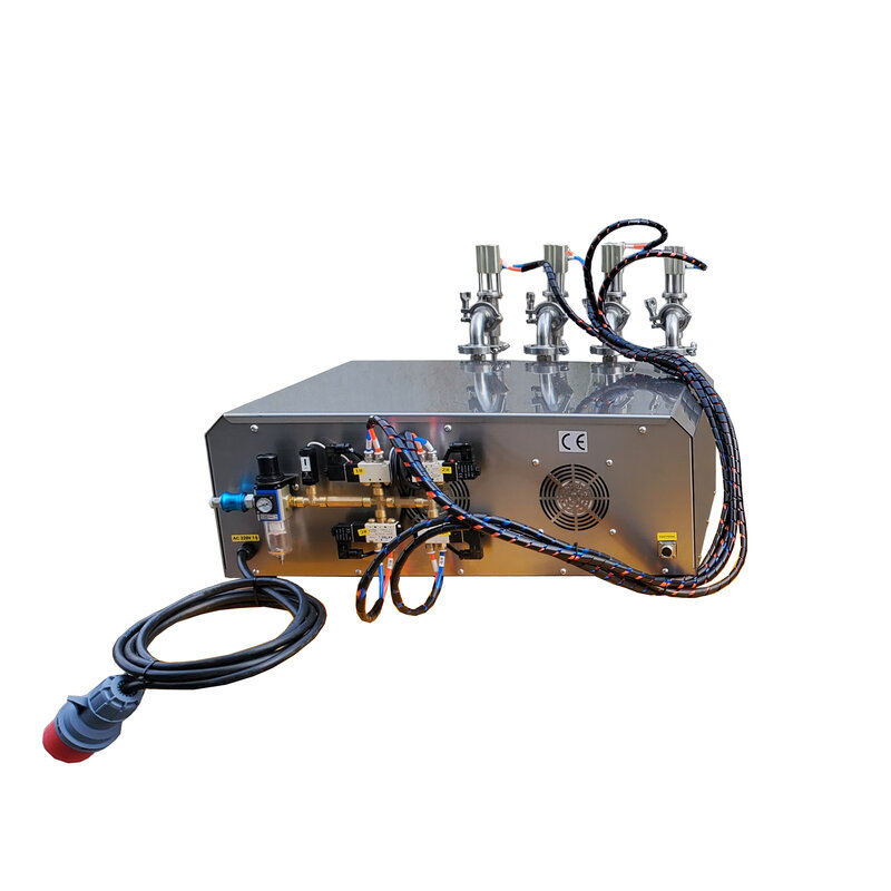 Máquina De Engarrafamento Líquido Digital Elétrico, Uma Bomba De Engrenagem Magnética De Quatro Cabeças, Bebidas, Perfume, Água, Suco, Óleo Essencial