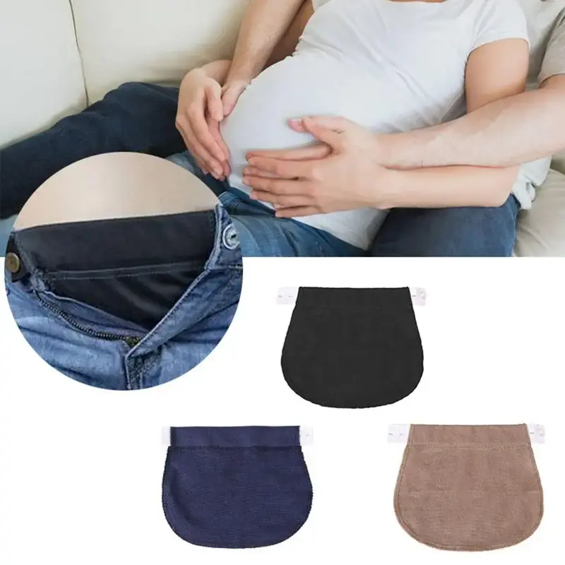 Maternity Jeans adjust button Pregnant women Waistband Belt Waist Extender Clothing Pants For Sewing Accessories