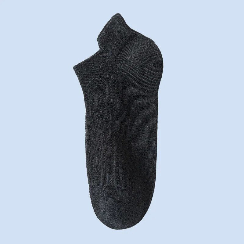 Calcetines deportivos de malla fina para hombre, medias náuticas de algodón, transpirables, absorbentes del sudor, de talla grande, 5/10 pares